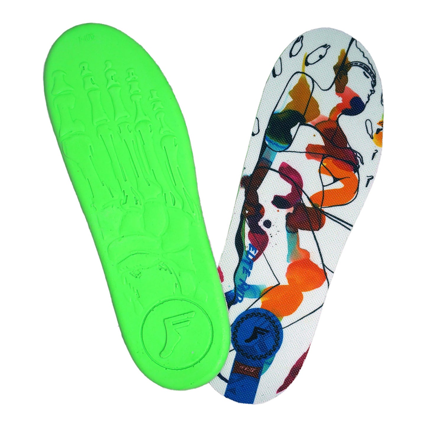 Top and bottom of FP Kingfoam Elite Insoles Will Barras- King of Summer